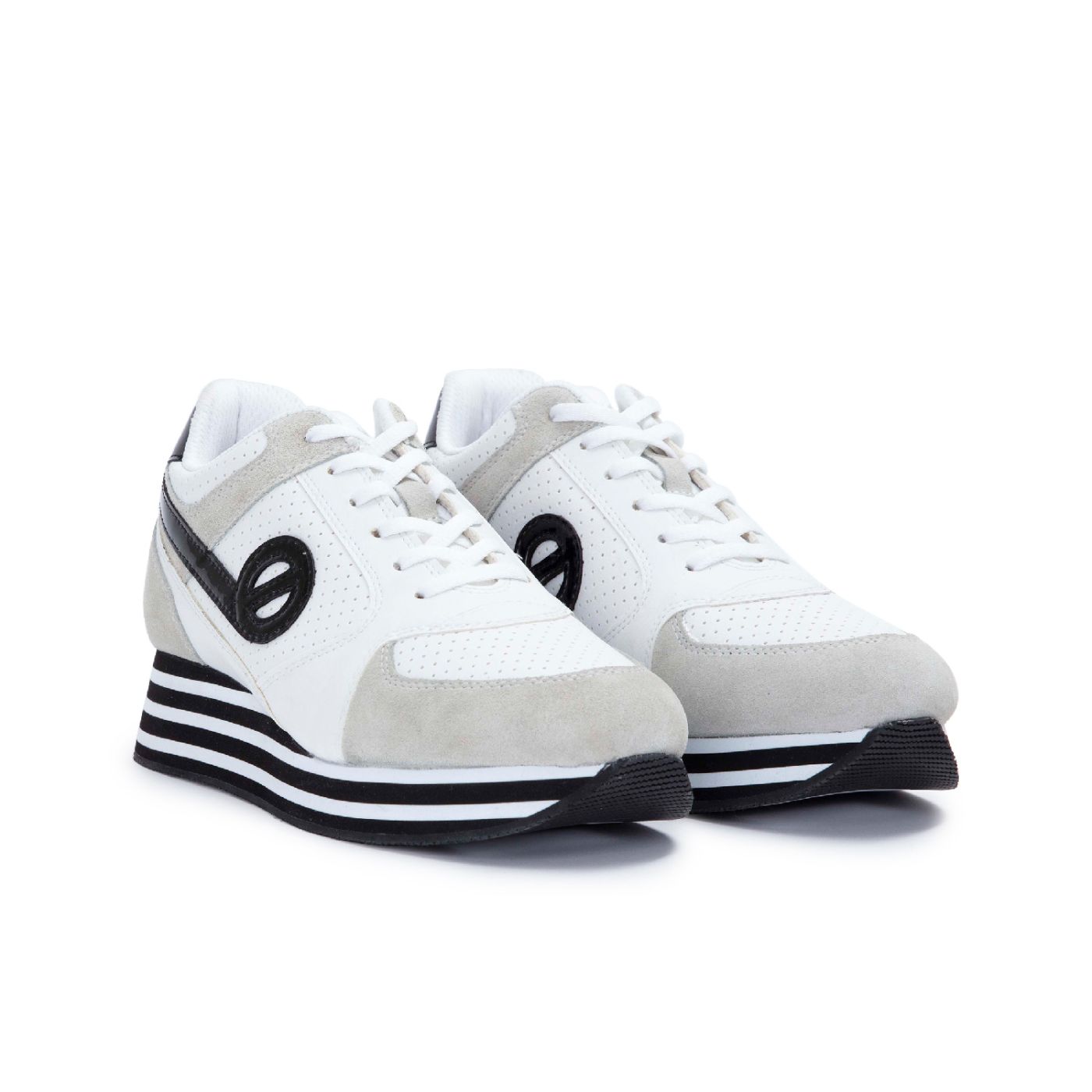 PARKO JOGGER - PERFOS/SUEDE - BLANC